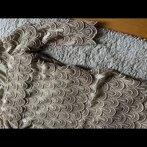 Vintage fringe dress for women